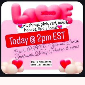 💘GIVEAWAYS!Low starts,new & unlisted, boutique,& more! Coach,BJ,VS & more!